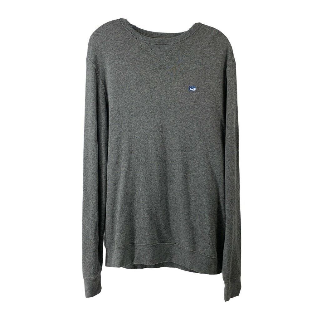 Southern Tide Upper Deck Crewneck Sweatshirt Gray